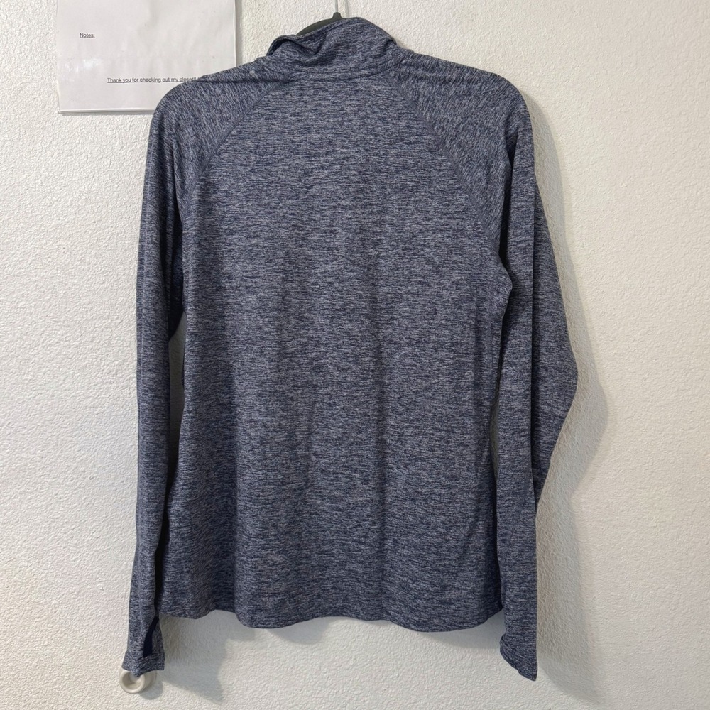 Nike Dallas Cowboys NFL Womens Medium Dri-FIT Quarter Zip Pullover Blue‎ Heather - Picture 3 of 8
